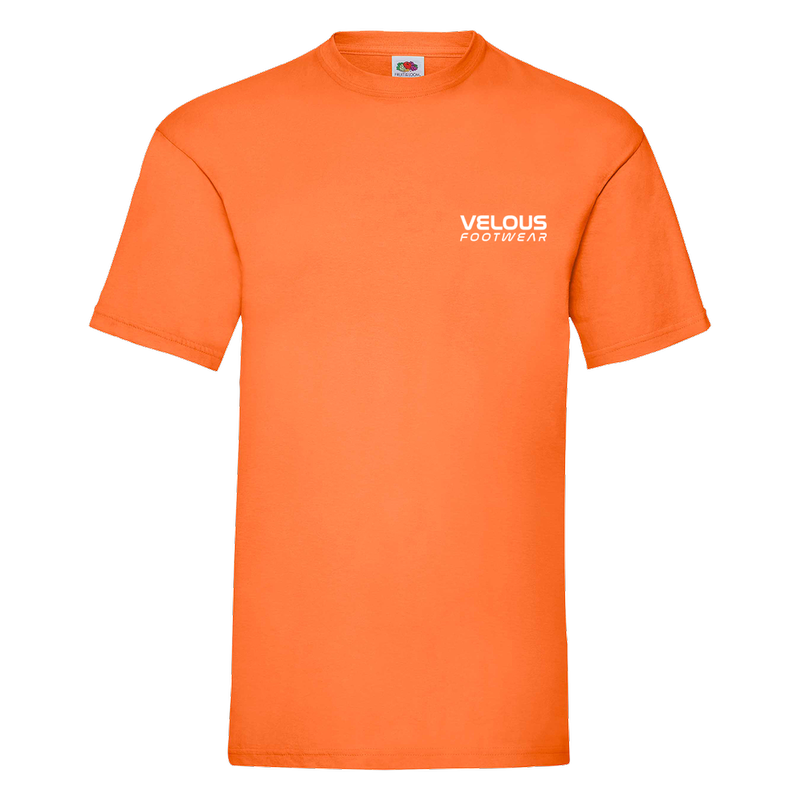 Orange VELOUS Footwear T-shirt