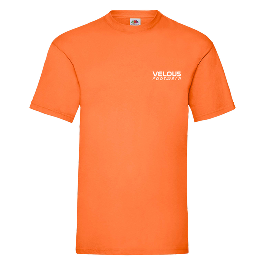 Orange VELOUS Footwear T-shirt