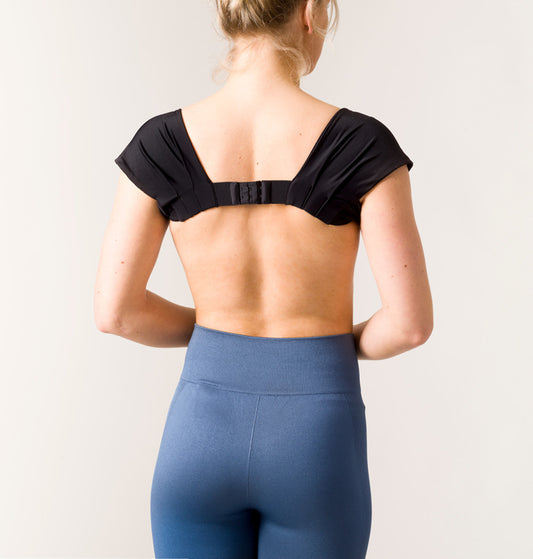 Boléro Posture Élégante Féminine Noir L-XL